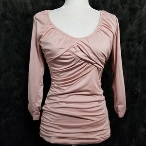 🌹Rubby Ribbon Ruched Dance Top🌹